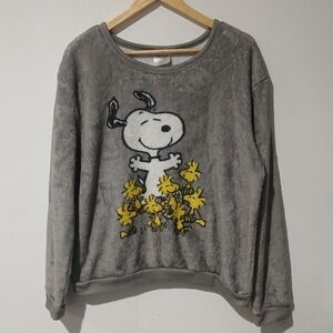 PEANUTS Snoopy & Woodstock Women's Sweater Size XL